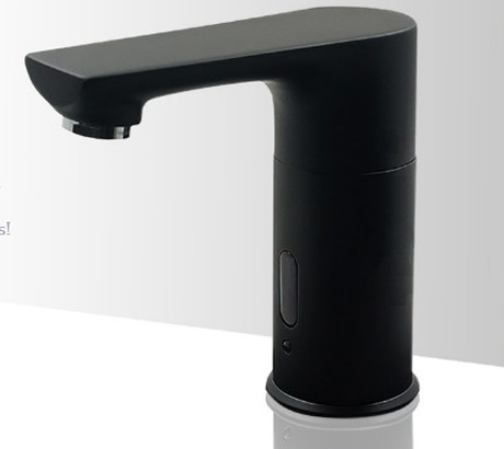 Black Deck Mount Infrared Sensor Faucets