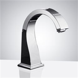 Fontana Commercial Chrome Sloan Touchless Bathroom Faucet