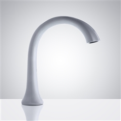 Fontana Commercial White Delta Touchless Bathroom Faucet